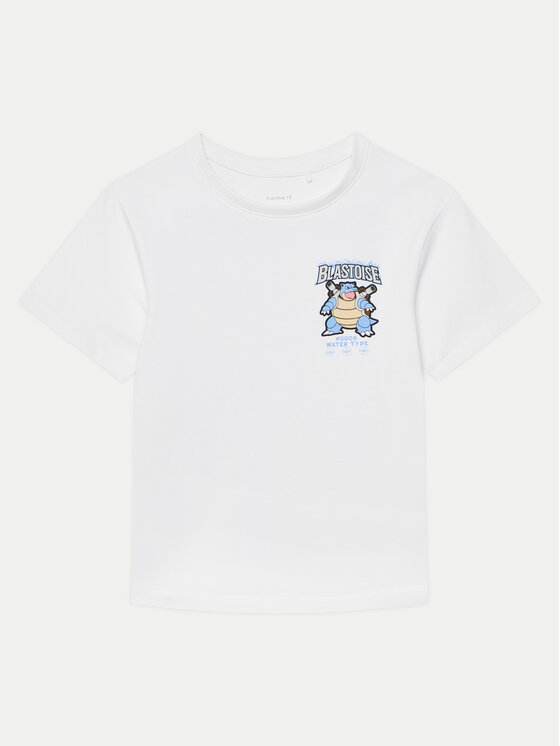 NAME IT T-Shirt Jatin POKEMON 13238539 Biały Regular Fit