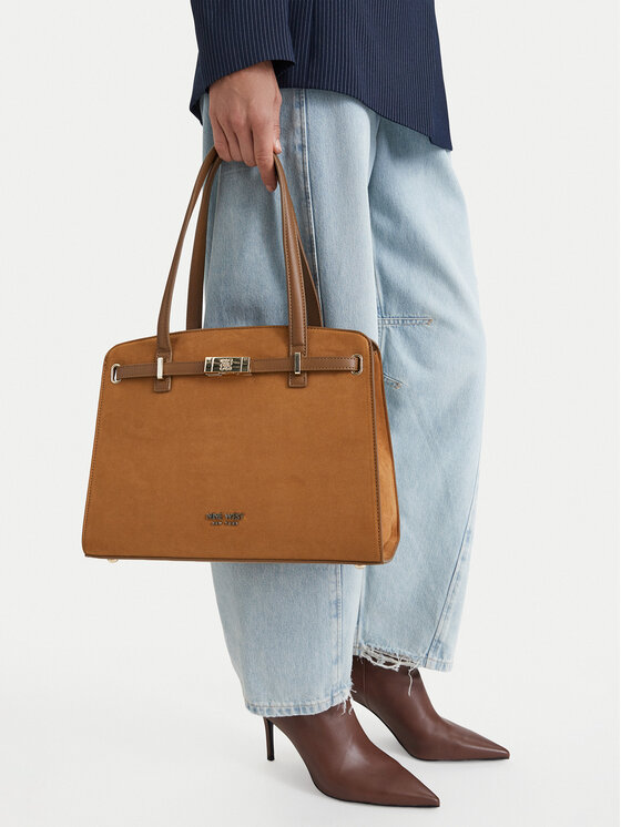 Nine West Torebka CEO-MODERN GRACE-LDA9516 Brązowy jasny