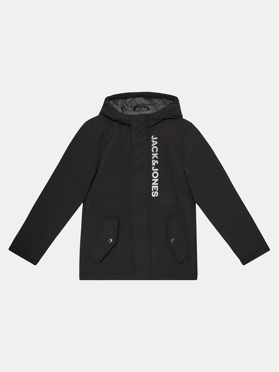 Jack & Jones Junior Kurtka zimowa 12237517 Czarny Regular Fit
