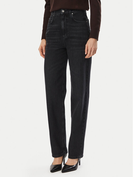 Marella Jeansy 2623186044 Czarny Mom Fit