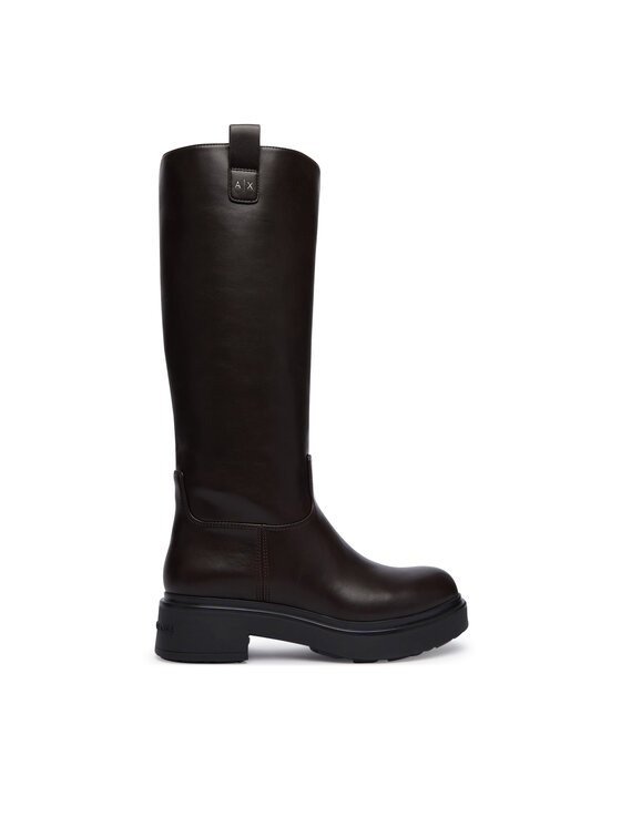Armani Exchange Kozaki XW003089 AF17451 U6032 Brązowy