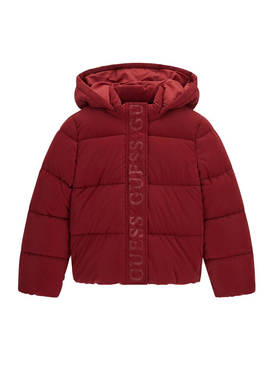 Guess Kurtka zimowa J6BL02 W3993 Czerwony ciemny Regular Fit