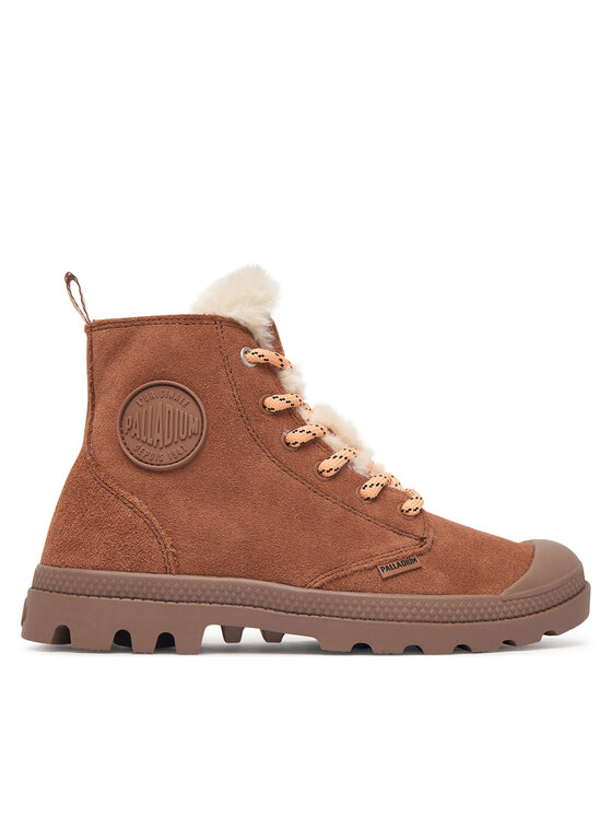 Palladium Trapery Pampa Hi Zip Wl Hivr 94978-291-M Brązowy
