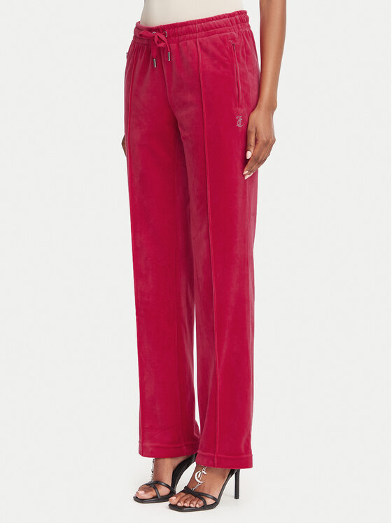 Juicy Couture Spodnie dresowe Tina JCAPW045 Czerwony Regular Fit