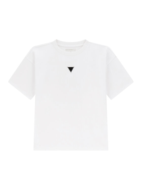 Guess T-Shirt L5BI16 KCNQ4 Biały Regular Fit