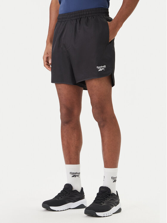 Reebok Szorty sportowe Best RK25557CCM Czarny Regular Fit
