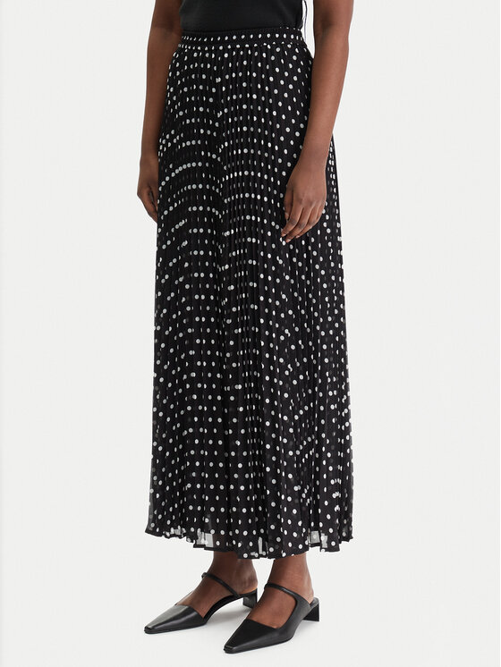 MICHAEL Michael Kors Spódnica maxi MR670J5K9J Czarny Regular Fit