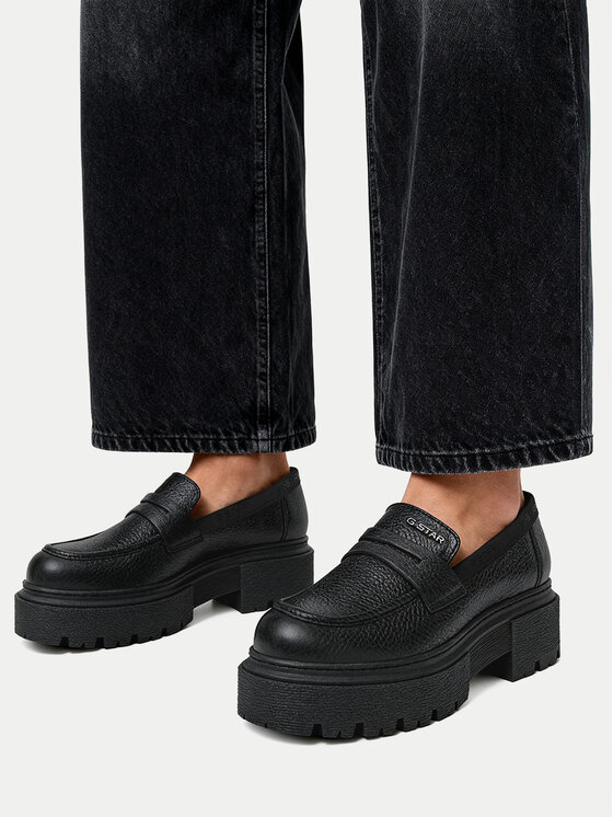 G-Star Raw Loafersy CEO-WB-ADELA-13 Czarny