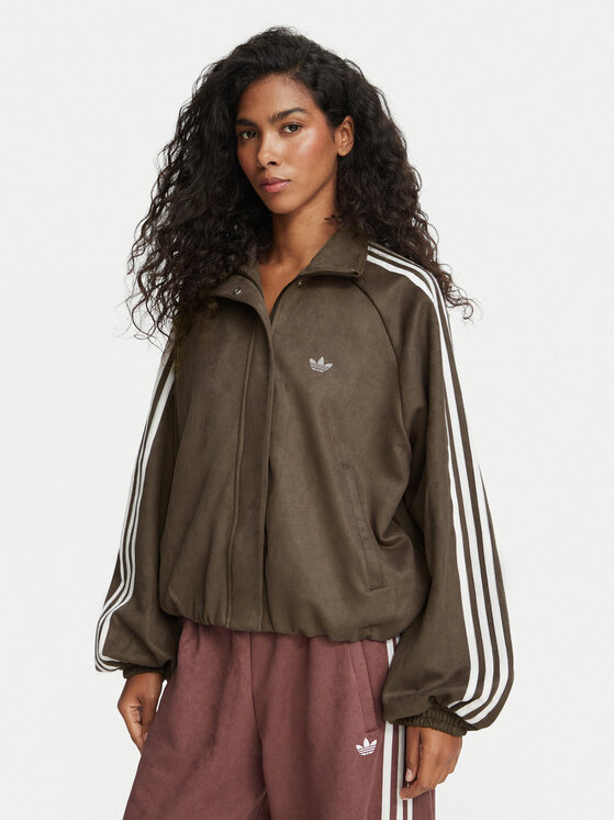 adidas Bluza Adilenium Season 6 LH1921 Brązowy ciemny Loose Fit