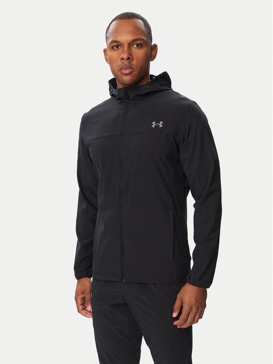 Under Armour Kurtka do biegania Ua Velociti Storm 6015106 Czarny Regular Fit
