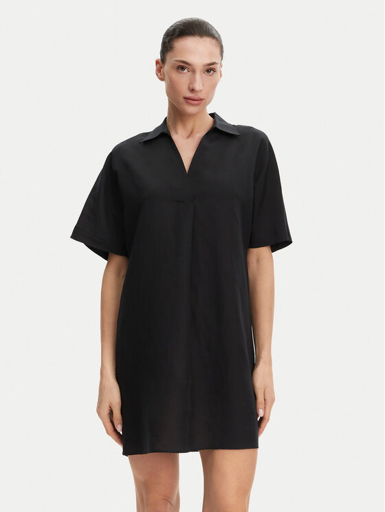 Calvin Klein Sukienka codzienna K20K208382 Czarny Relaxed Fit