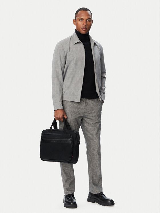 Tommy Hilfiger Torba na laptopa Th Repreve Computer Bag AM0AM14445 Czarny