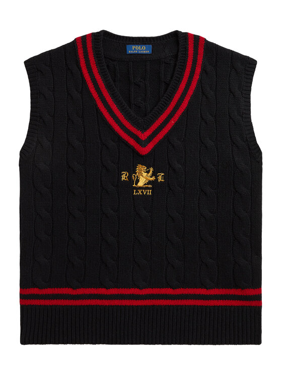Polo Ralph Lauren Sweter 710B28790001 Czarny Regular Fit
