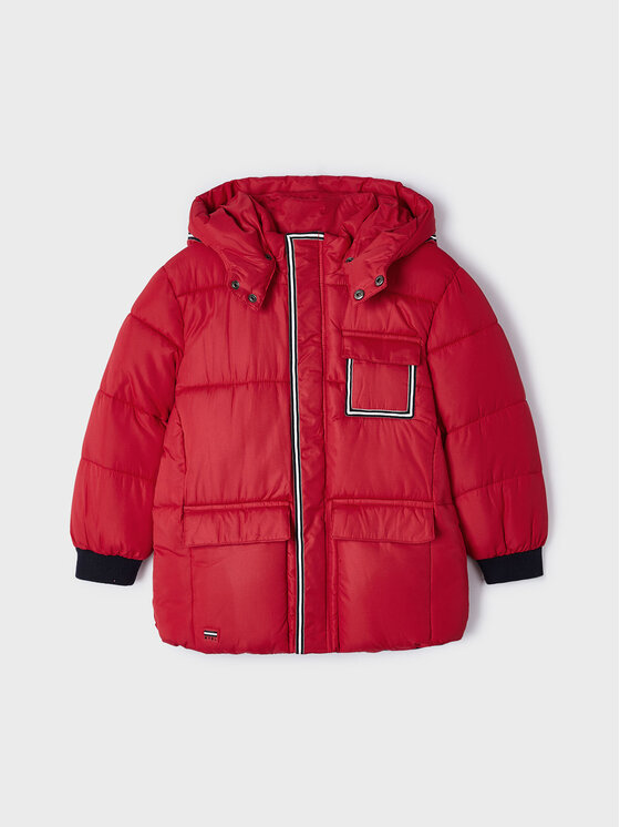 Mayoral Kurtka zimowa 4.438 Czerwony Regular Fit