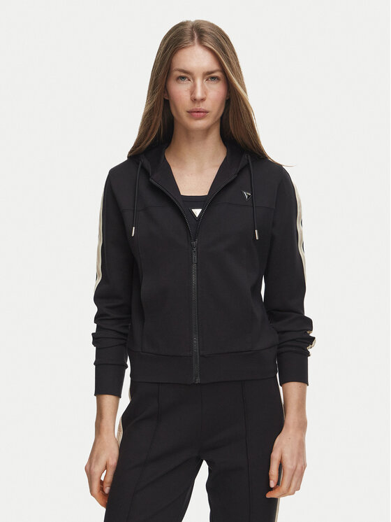 Guess Bluza V6BQ02 K6254 Czarny Regular Fit