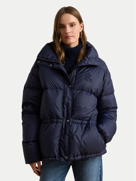 LAUREN RALPH LAUREN Kurtka puchowa 200P14615002 Granatowy Straight Fit