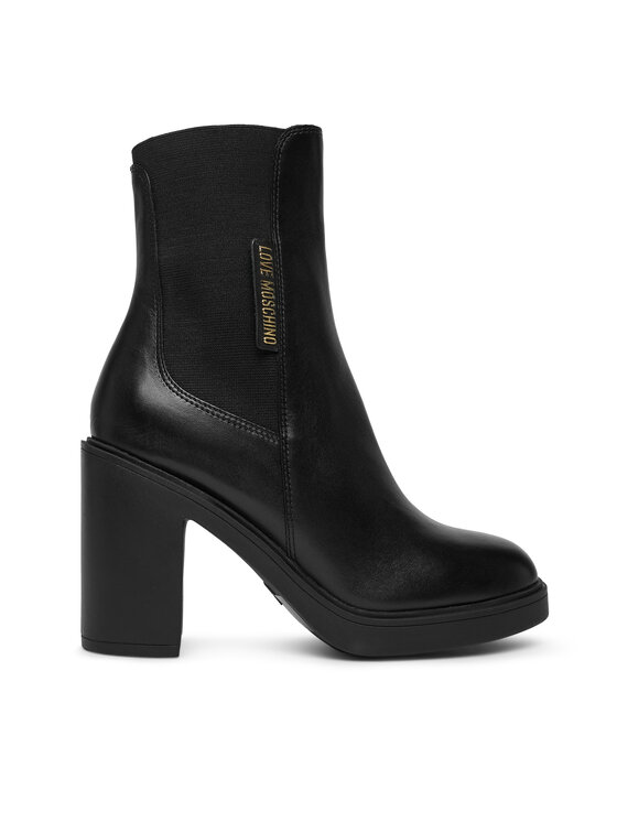 LOVE MOSCHINO Botki JA2413AG0NIA0000 Czarny