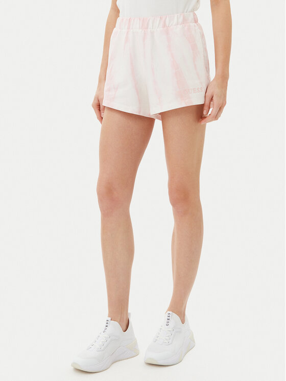 Guess Szorty sportowe V5GD11 KCRQ0 Różowy Relaxed Fit