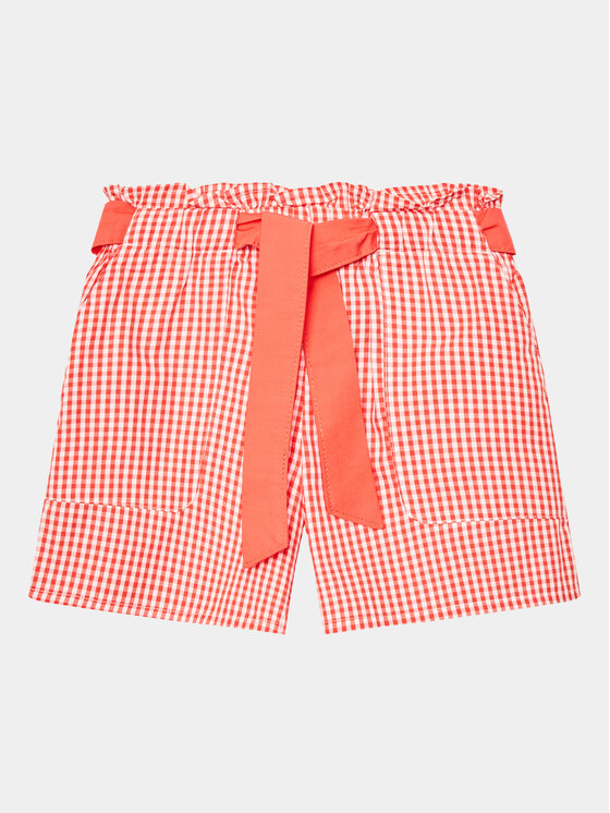 United Colors Of Benetton Szorty materiałowe 47KTG9017 Czerwony Regular Fit