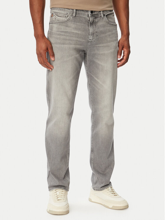 BOSS Jeansy Re Maine Bo 50559911 Szary ciemny Regular Fit
