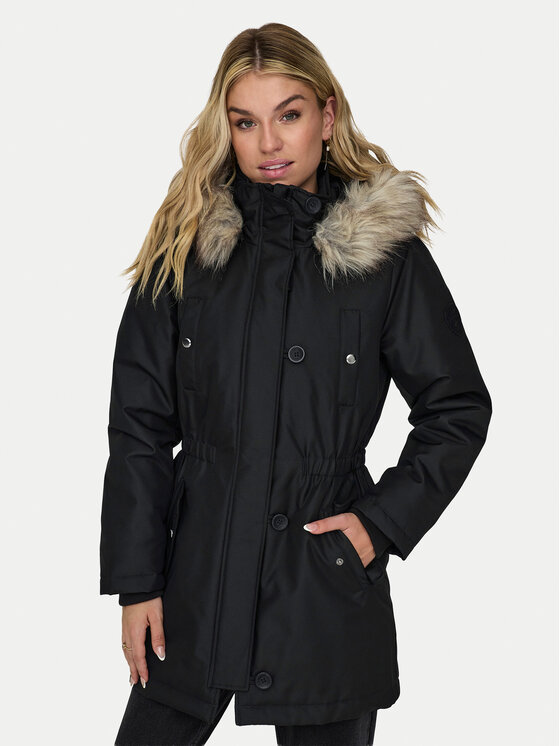 ONLY Parka Iris 15304625 Czarny Regular Fit