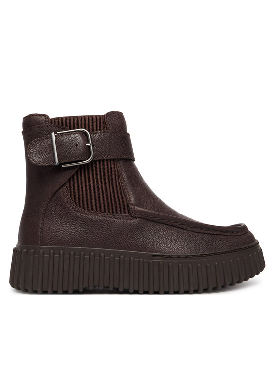 Clarks Botki Torhill Buckle 26327987 Brązowy