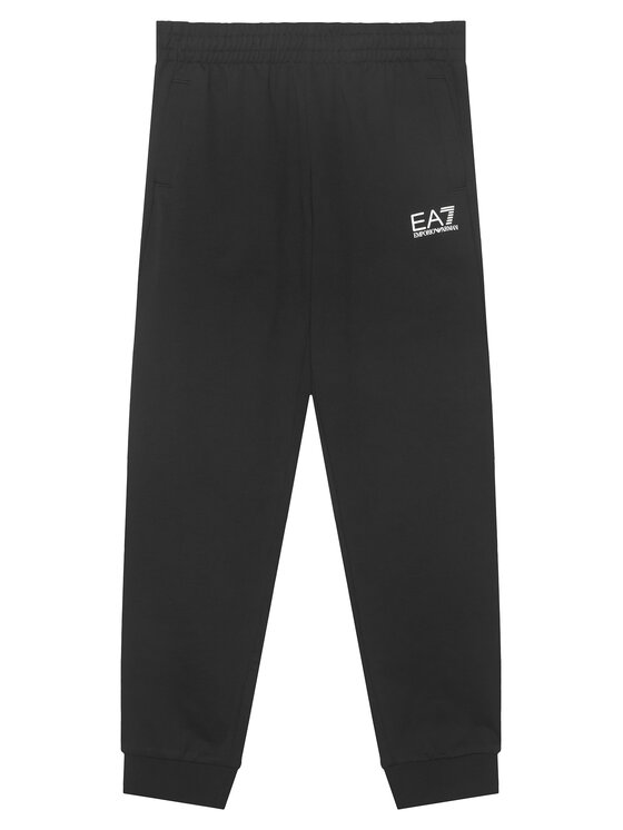 EA7 Emporio Armani Spodnie dresowe 7B000027 AF10380 UC001 Czarny Regular Fit