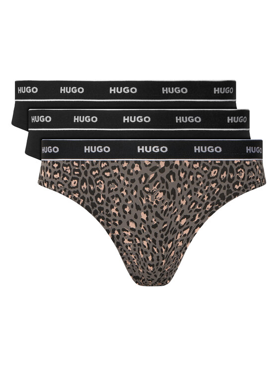 HUGO Komplet stringów 50545703 Beżowy