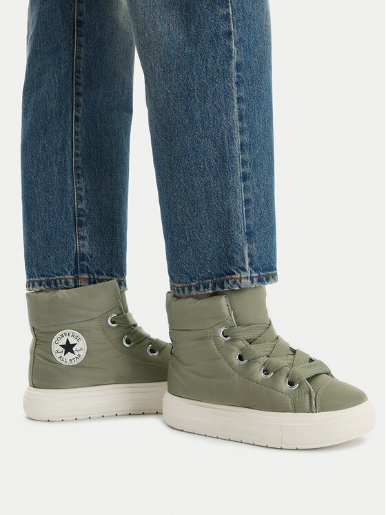Converse Trzewiki Chuck Taylor All Star Elements Boot High Top A14275C Zielony