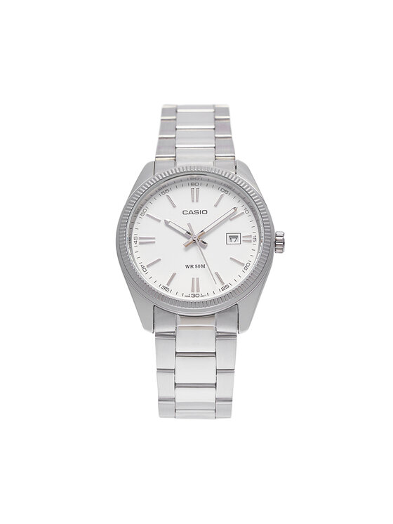 Casio Zegarek MTP-1302PD-7A1VEF Srebrny