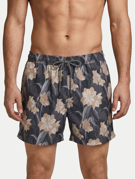 BOSS Szorty kąpielowe Iris 50555111 Szary Regular Fit