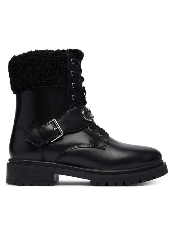 KARL LAGERFELD Trzewiki Binky II KL47566W Czarny