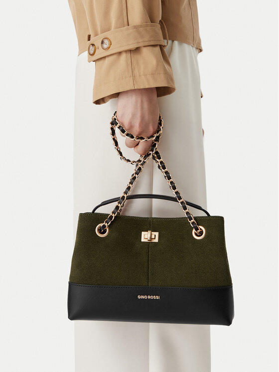 GINO ROSSI Torebka EO-LA370-5920 Khaki