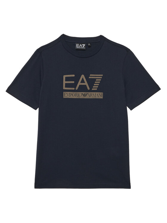 EA7 Emporio Armani T-Shirt 7B000350 AF10375 UB102 Granatowy Regular Fit