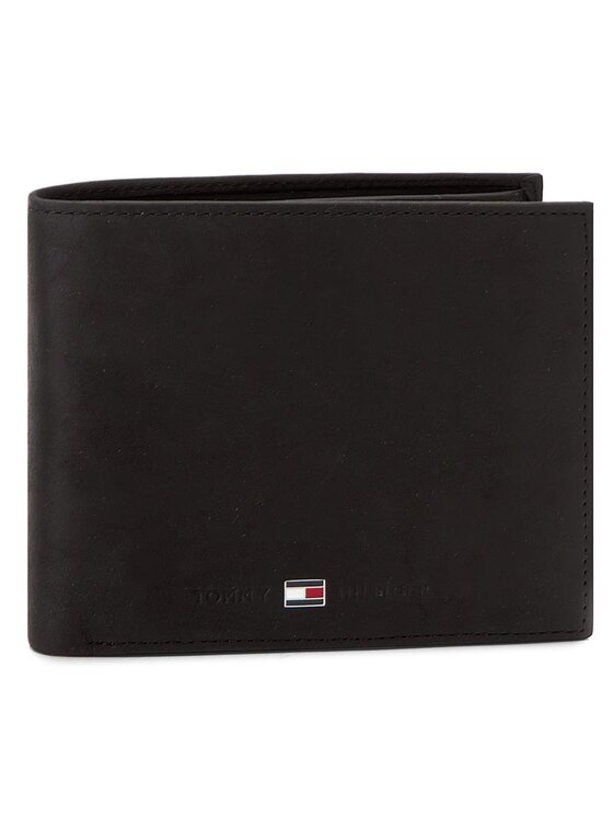 Tommy Hilfiger Portfel Johnson Trifold AM0AM00665 Czarny