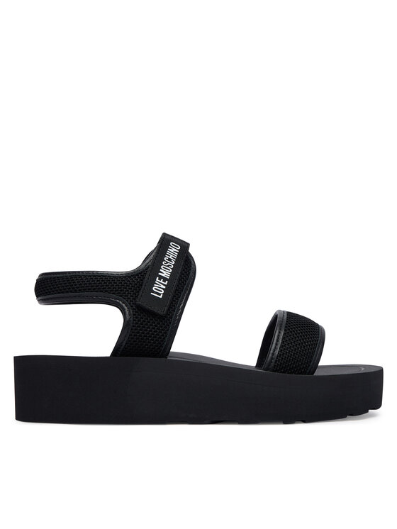 LOVE MOSCHINO Sandały JA16144I0OIQI00A Czarny