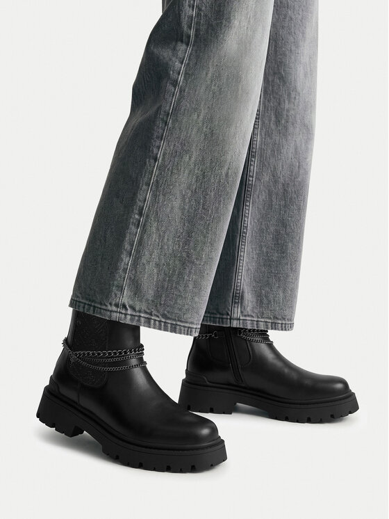 Guess Botki EO-CS6795-03 Czarny