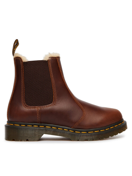 Dr. Martens Sztyblety 2976 Leonore Faux Fur Lined DM23898243 Brązowy
