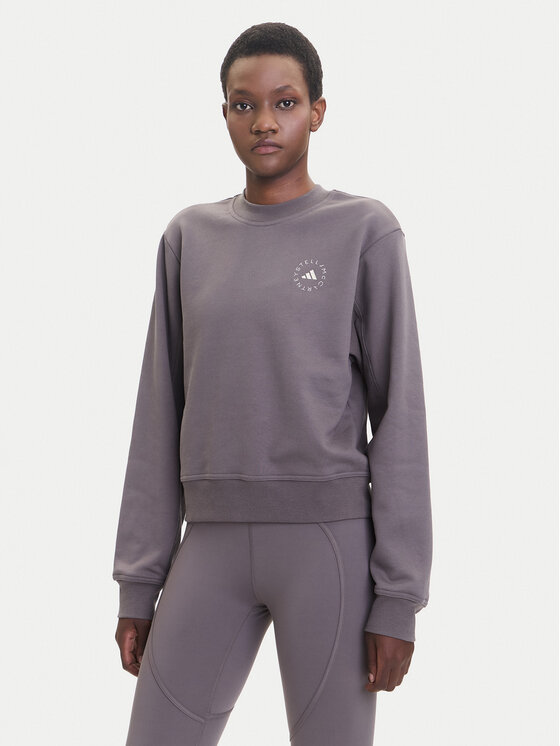 adidas by Stella McCartney Bluza JW4692 Fioletowy Regular Fit