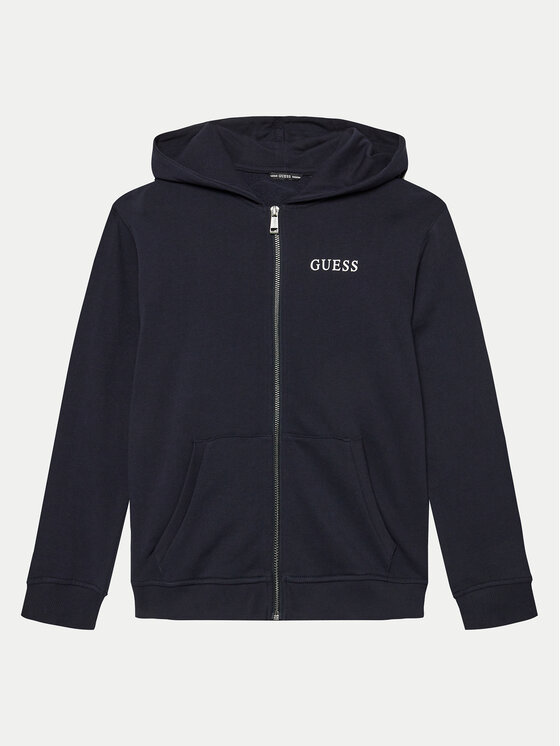 Guess Bluza L4RQ22 KAUG0 Granatowy Regular Fit