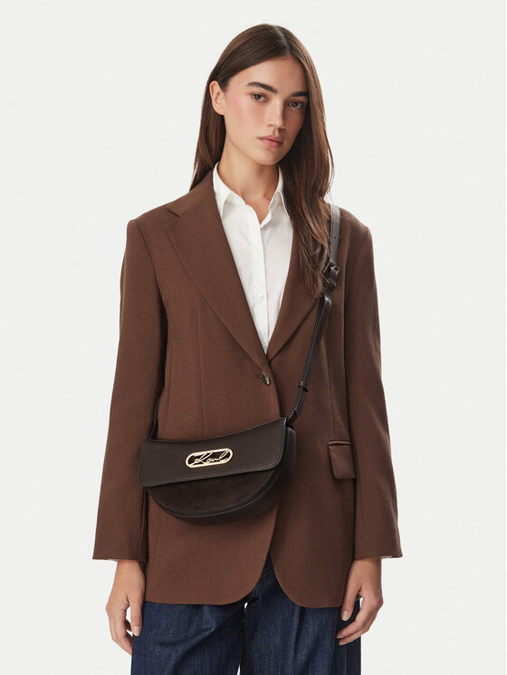 KARL LAGERFELD Torebka B4W30337 Brązowy ciemny