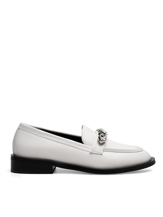 Eva Minge Loafersy WGA3289-1Z Biały
