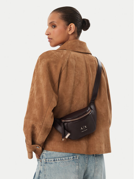 Armani Exchange Nerka XW002655 AF19902 U6032 Brązowy ciemny