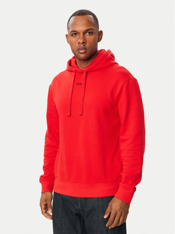 HUGO Bluza Dapo 50486478 Czerwony Relaxed Fit