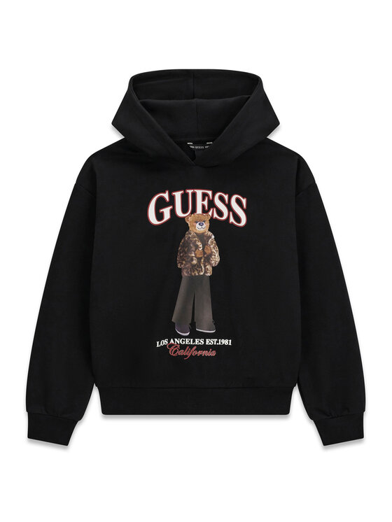 Guess Bluza J6BQ03 K6086 Czarny Oversize