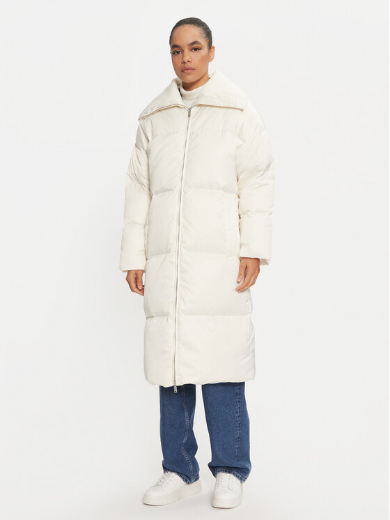 Calvin Klein Kurtka puchowa K20K207721 Biały Regular Fit