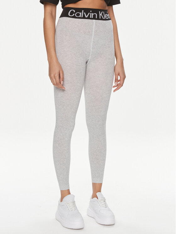 Calvin Klein Legginsy 701226027 Szary Slim Fit