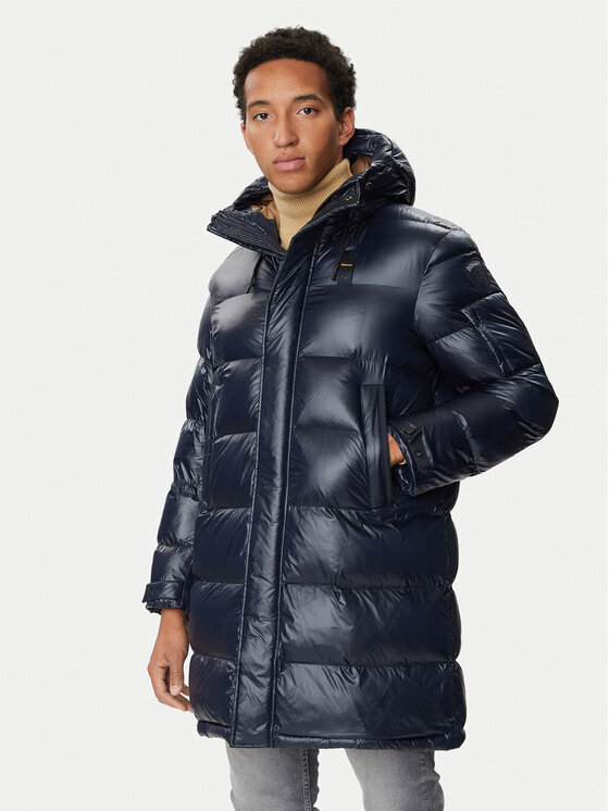 Blauer Kurtka puchowa Aldrich 26WBLUK02350 Granatowy Regular Fit