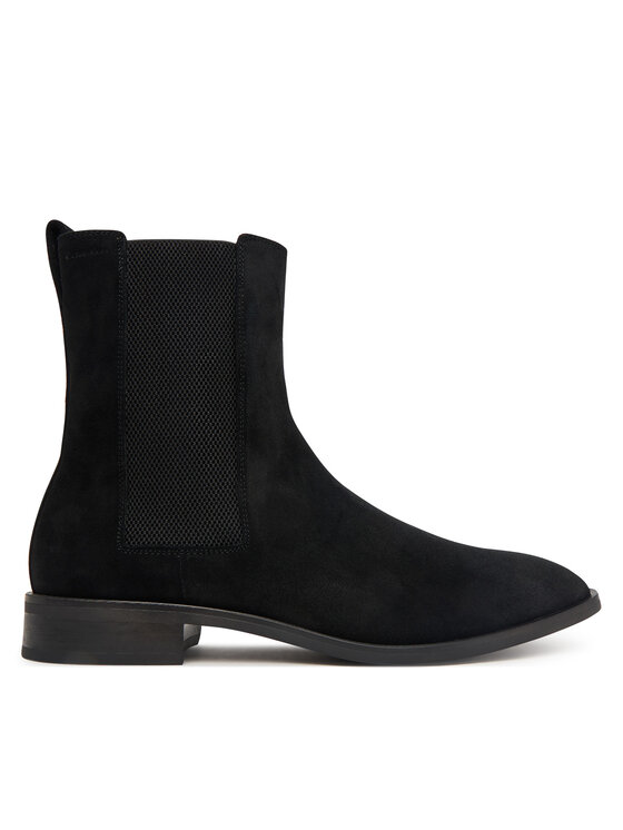 Calvin Klein Sztyblety Slim Ess Chelsea Su HM0HM02275 Czarny