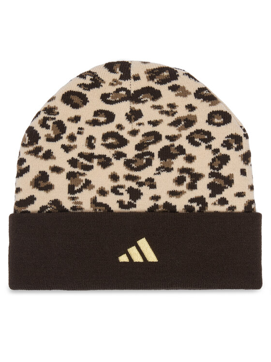 adidas Czapka Leo Graphic Beanie KR1731 Beżowy